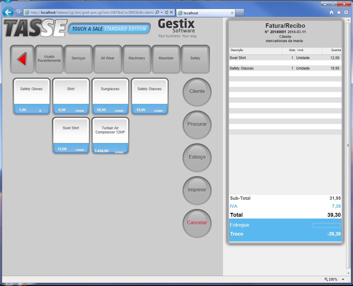 Checkout POS Software Everywhere: Gestix. That's it.